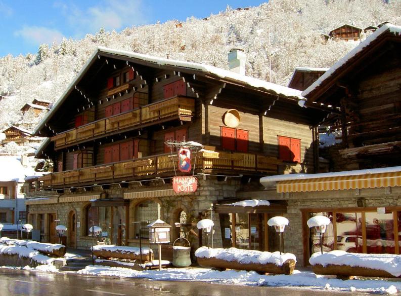 Au Manoir D'Anniviers Hotel Vissoie Bagian luar foto